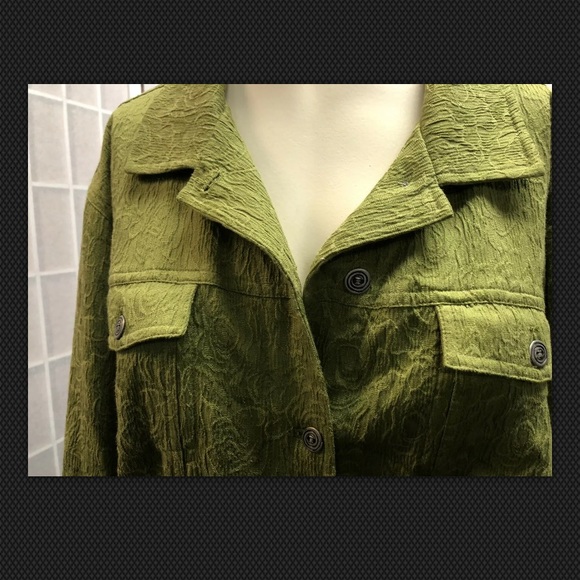 Additions, by Chico’s, blouse, green, size 3.: - Picture 3 of 6